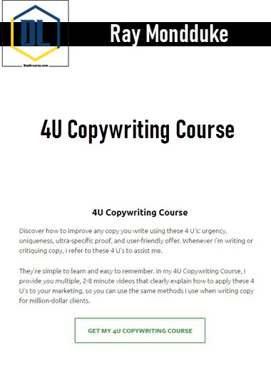 Ray Mondduke – 4U Copywriting Course 3 Ray Mondduke – 4U Copywriting Course