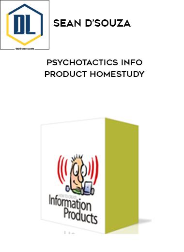 Sean D’souza – Psychotactics Info Product HomeStudy