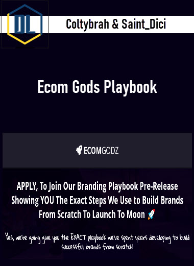 Coltybrah & Saint_Dici - Ecom Gods Playbook 3 Ecom Gods Playbook
