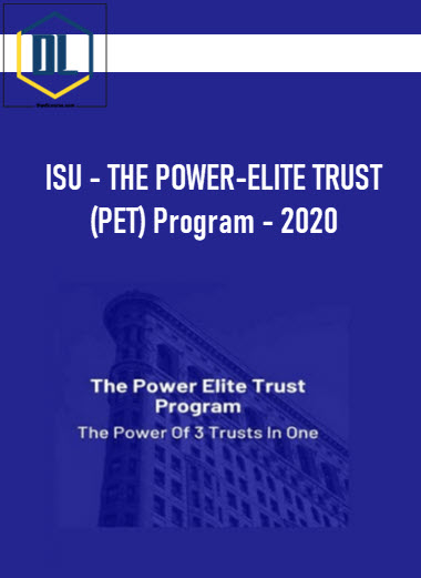 ISU – THE POWER-ELITE TRUST (PET) Program – 2020 3 ISU – THE POWER-ELITE TRUST (PET) Program – 2020