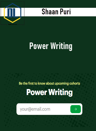 Shaan Puri – Power Writing 3 Shaan Puri – Power Writing