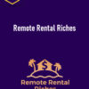 Sharon Tseung & Sean Pan - Remote Rental Riches