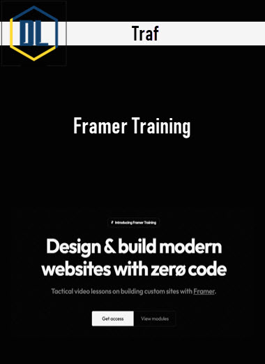 Traf – Framer Training 3 Traf – Framer Training