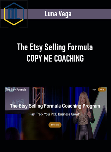Luna Vega – The Etsy Selling Formula COPY ME COACHING 3 Luna Vega – The Etsy Selling Formula COPY ME COACHING