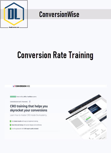 ConversionWise – Conversion Rate Training 3 ConversionWise – Conversion Rate Training