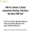 Felix Tay – AIM For Clients